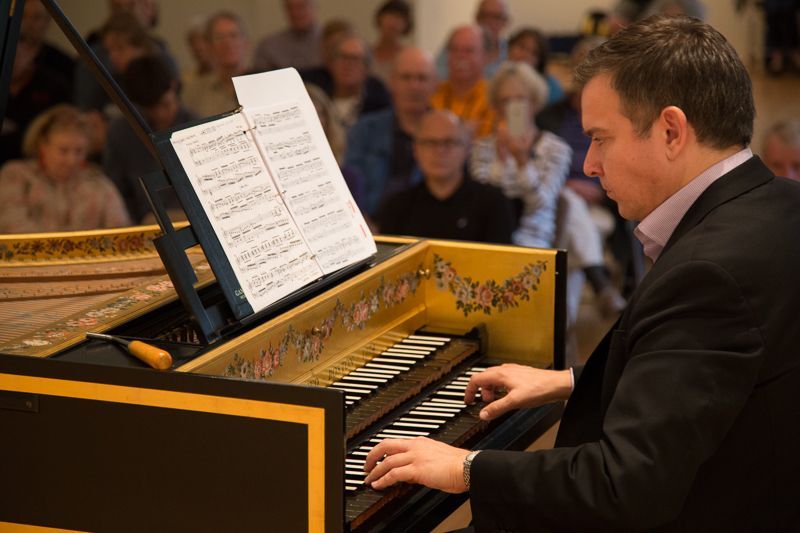 Paolo Bordignon at harpsichord